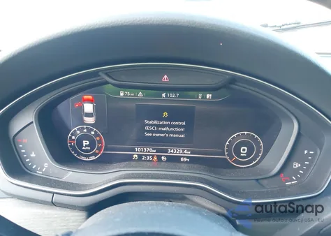 2019 Audi A4 40 Premium z USA, uszkodzony, nr VIN WAUHMAF47KN007473